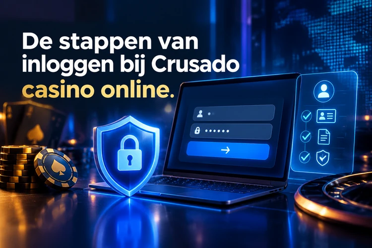 De stappen van inloggen bij Crusado casino online