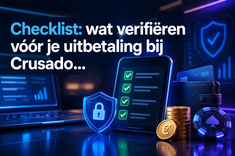 Checklist: wat verifiëren vóór je uitbetaling bij Crusado casino
